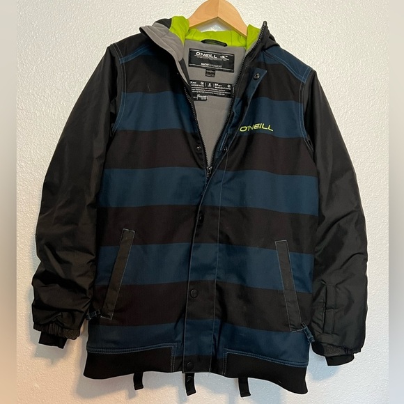 O’Neill Youth Baller Snow Board Jacket Blue Wing Teal Size 12